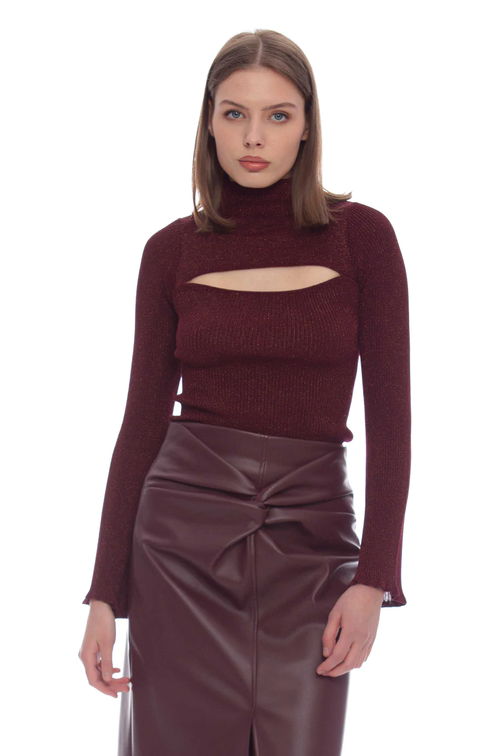 Maglia bordeaux on sale