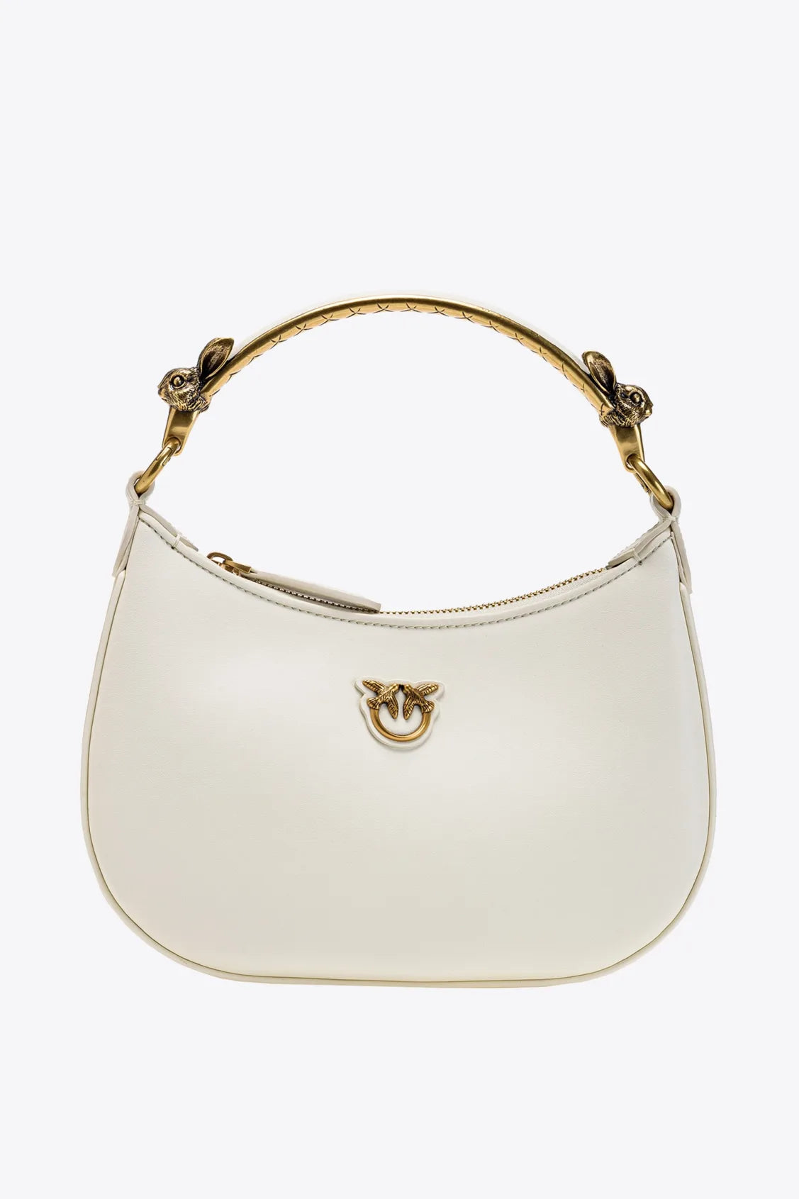 Borsa Mini Love Half Moon Pinko Avorio