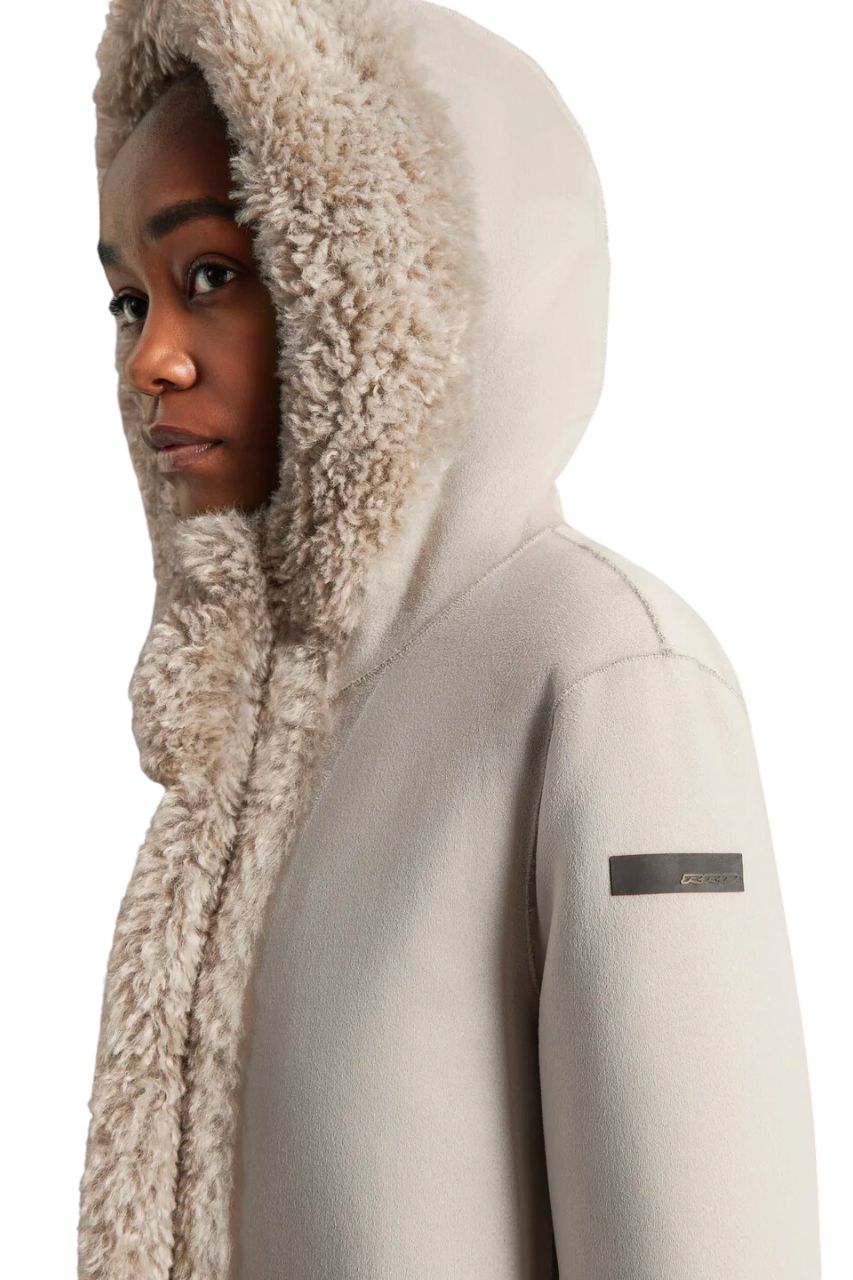 Cappotto Lamb Hood / Beige - Ideal Moda