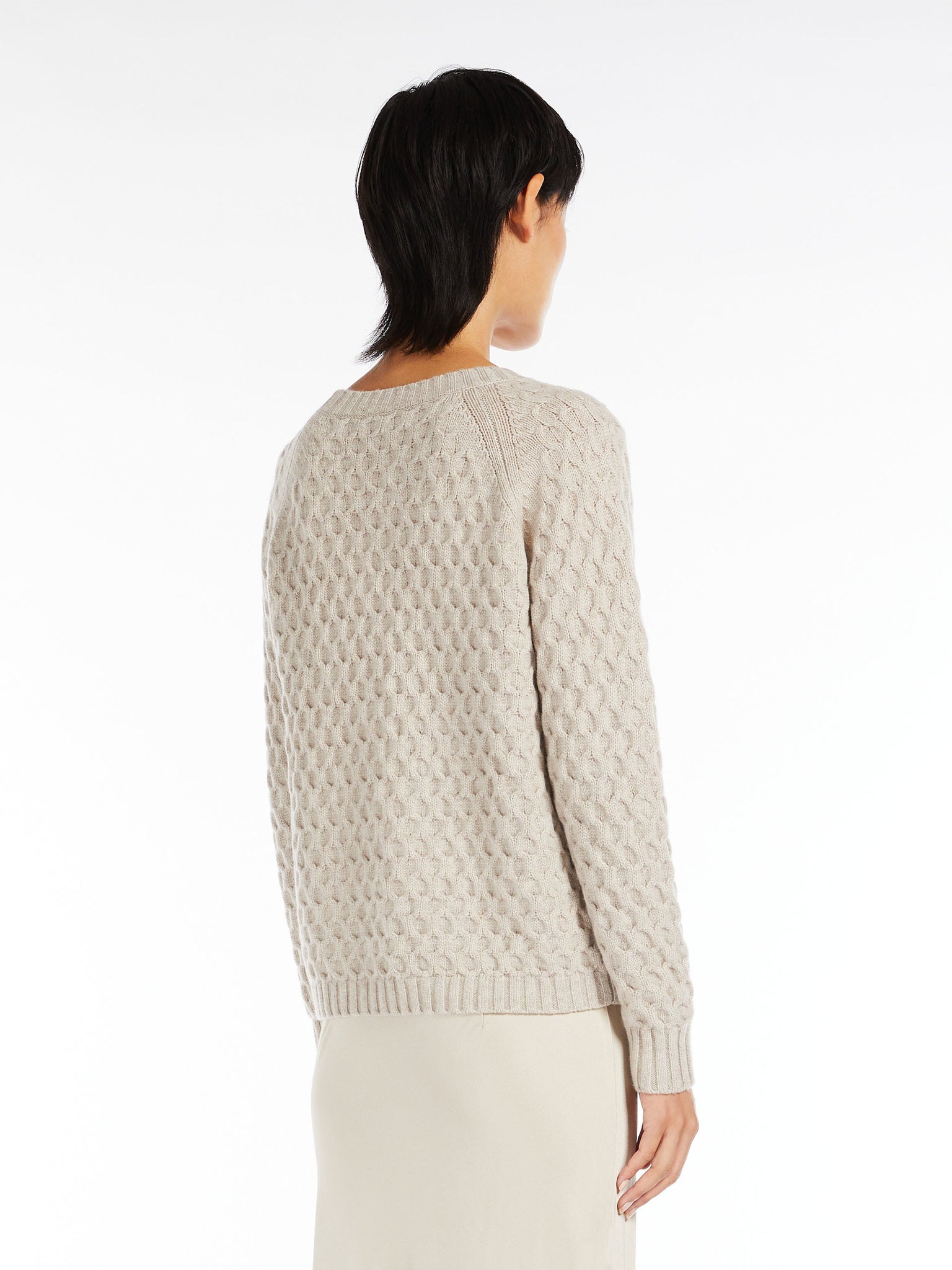 Maglia in Lana e Cachemire / Beige - Ideal Moda