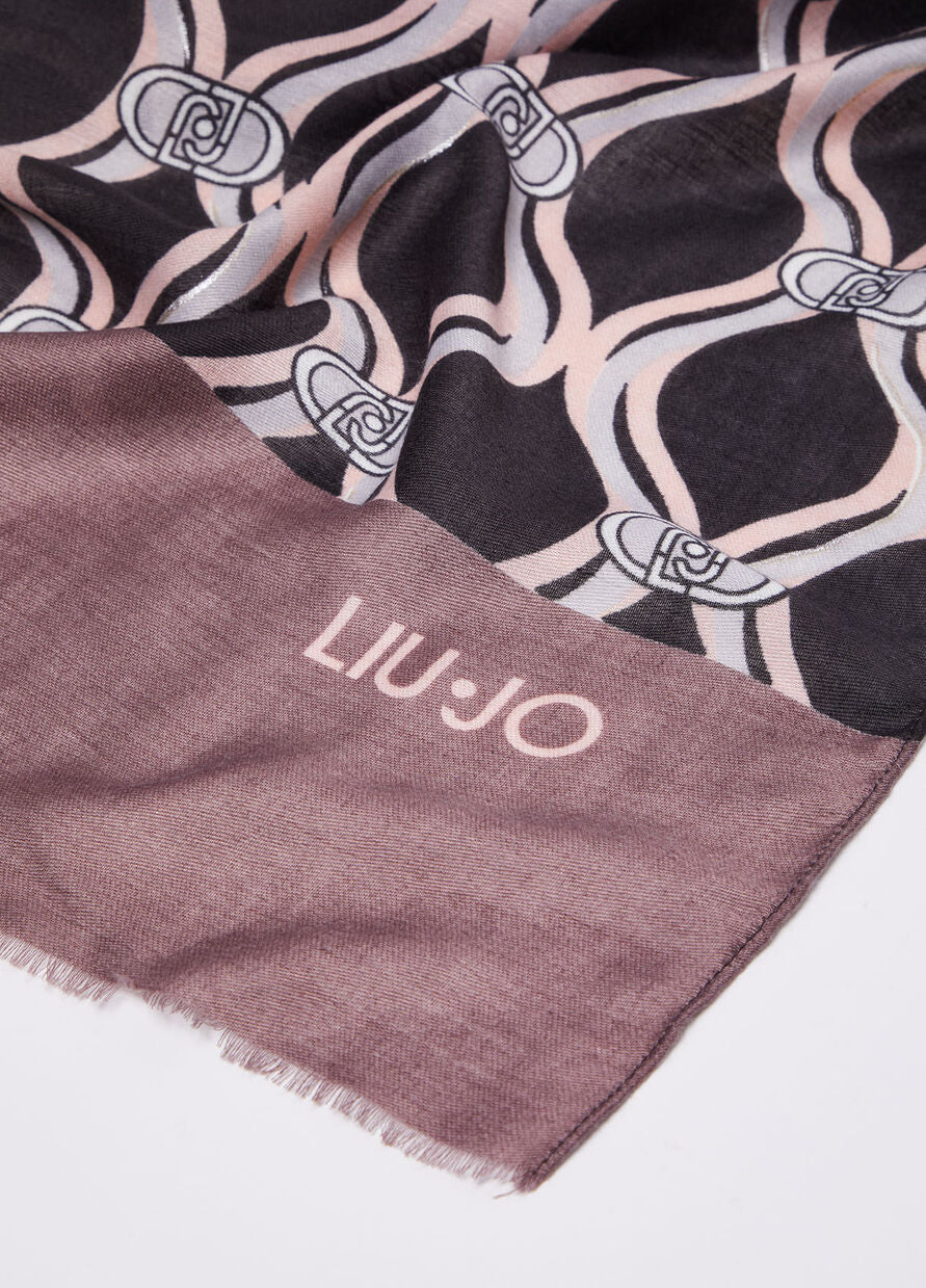 Foulard Liu Jo donna ecosostenibile fantasia pitonata