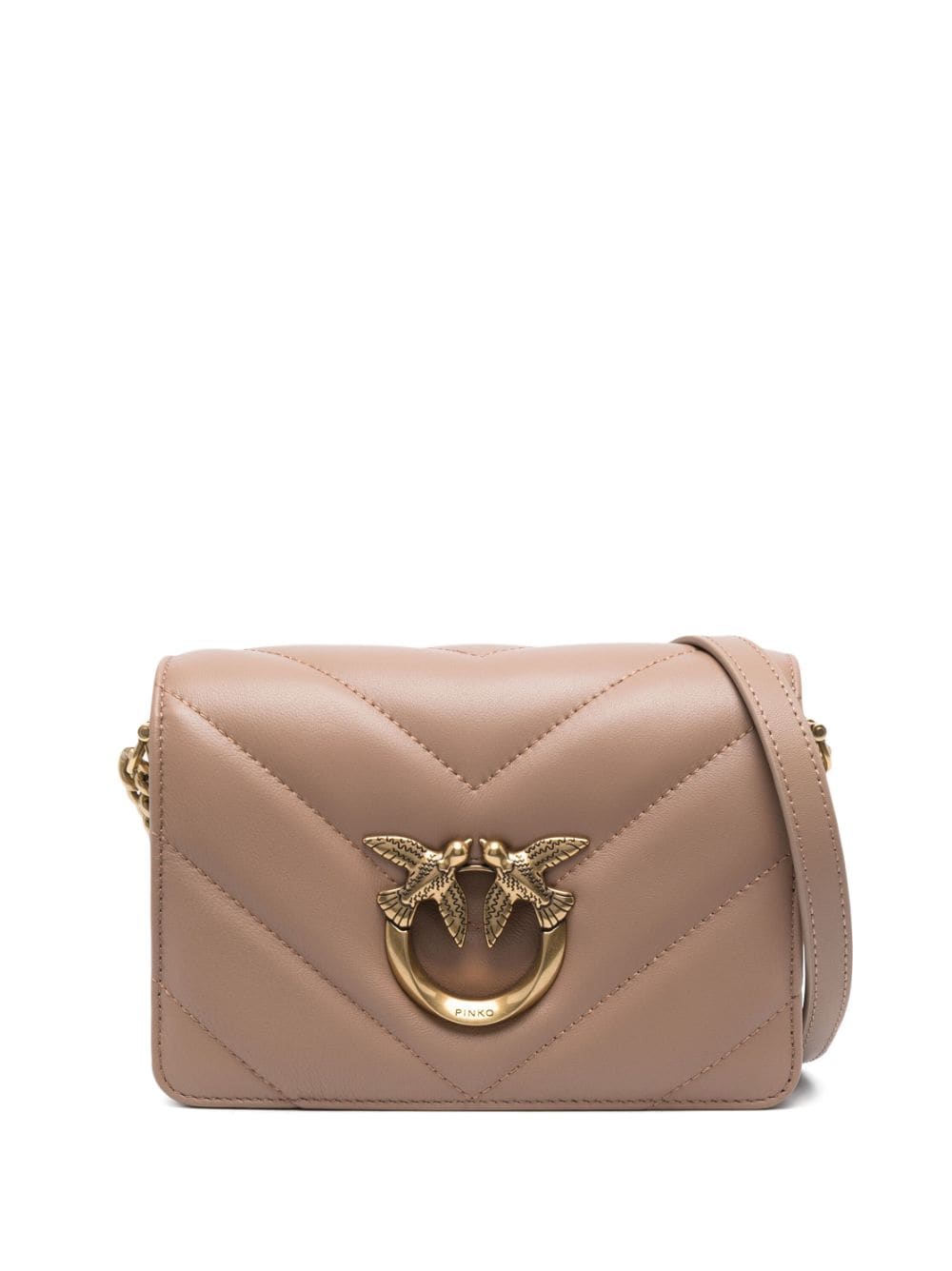 Borsa Mini Love Click Big Chevron / Beige - Ideal Moda