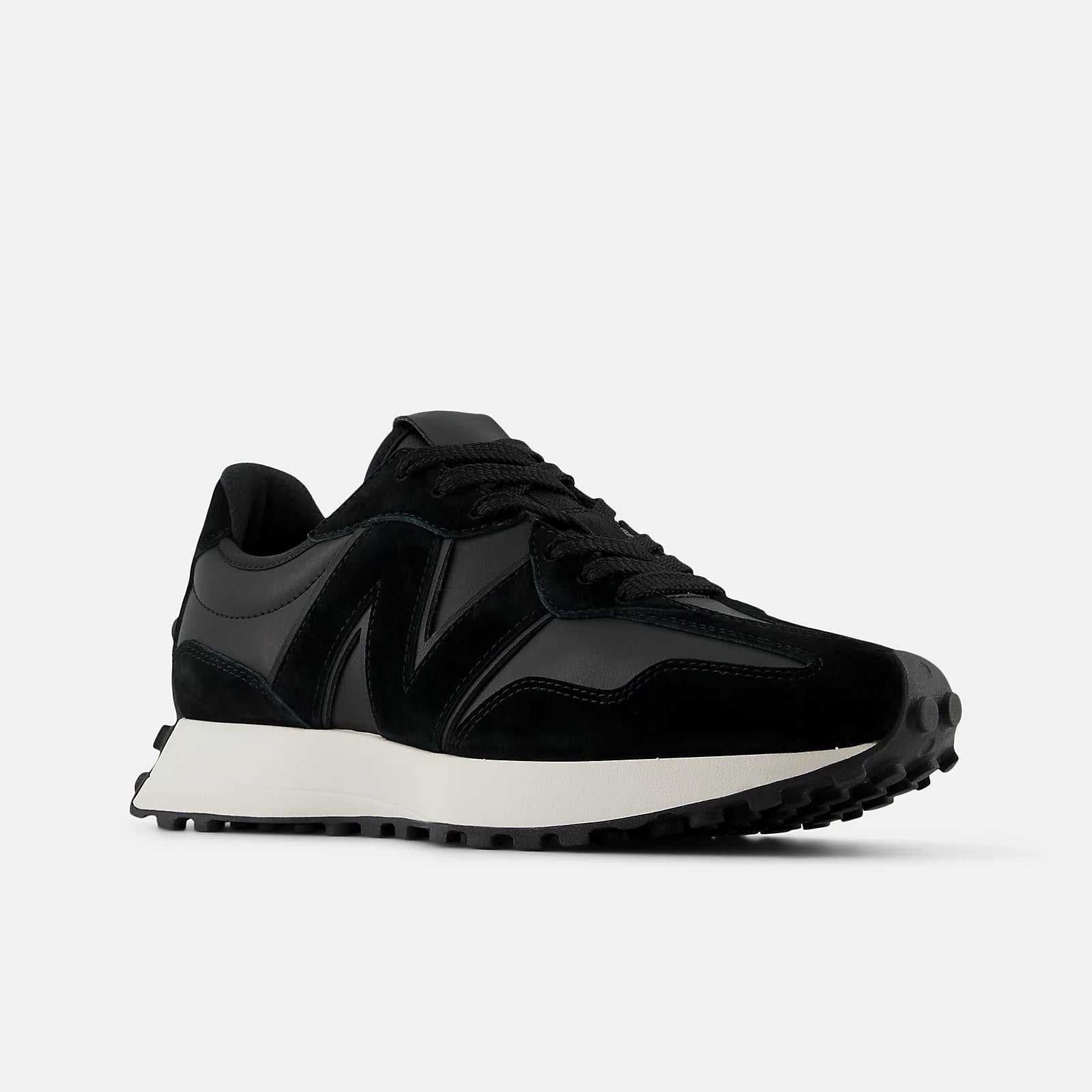 Sneaker 327 in Pelle Scamosciata / Nero