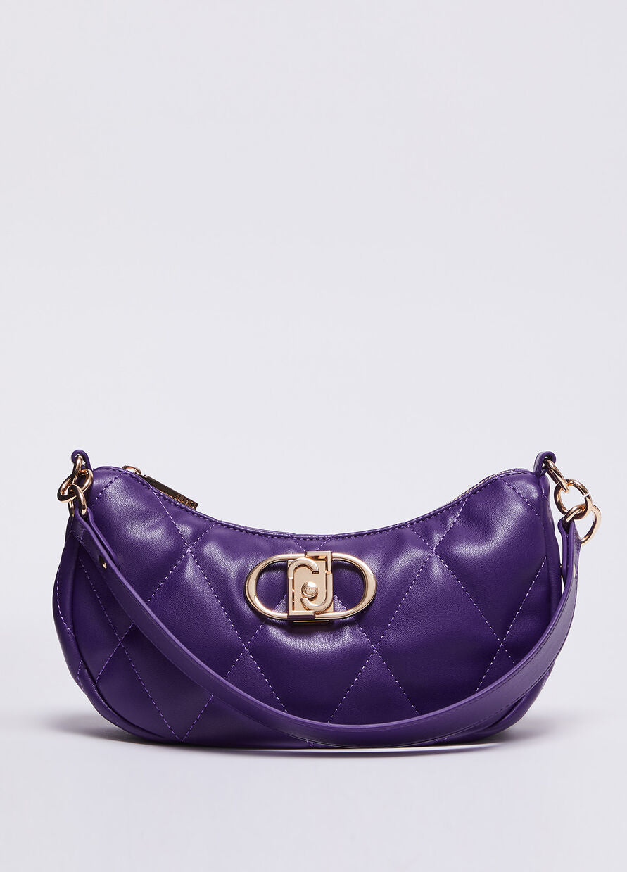 Borsa Ecosostenibile con Logo / Viola - Ideal Moda