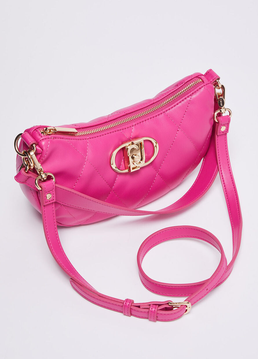 Borsa Ecosostenibile con Logo / Rosa - Ideal Moda