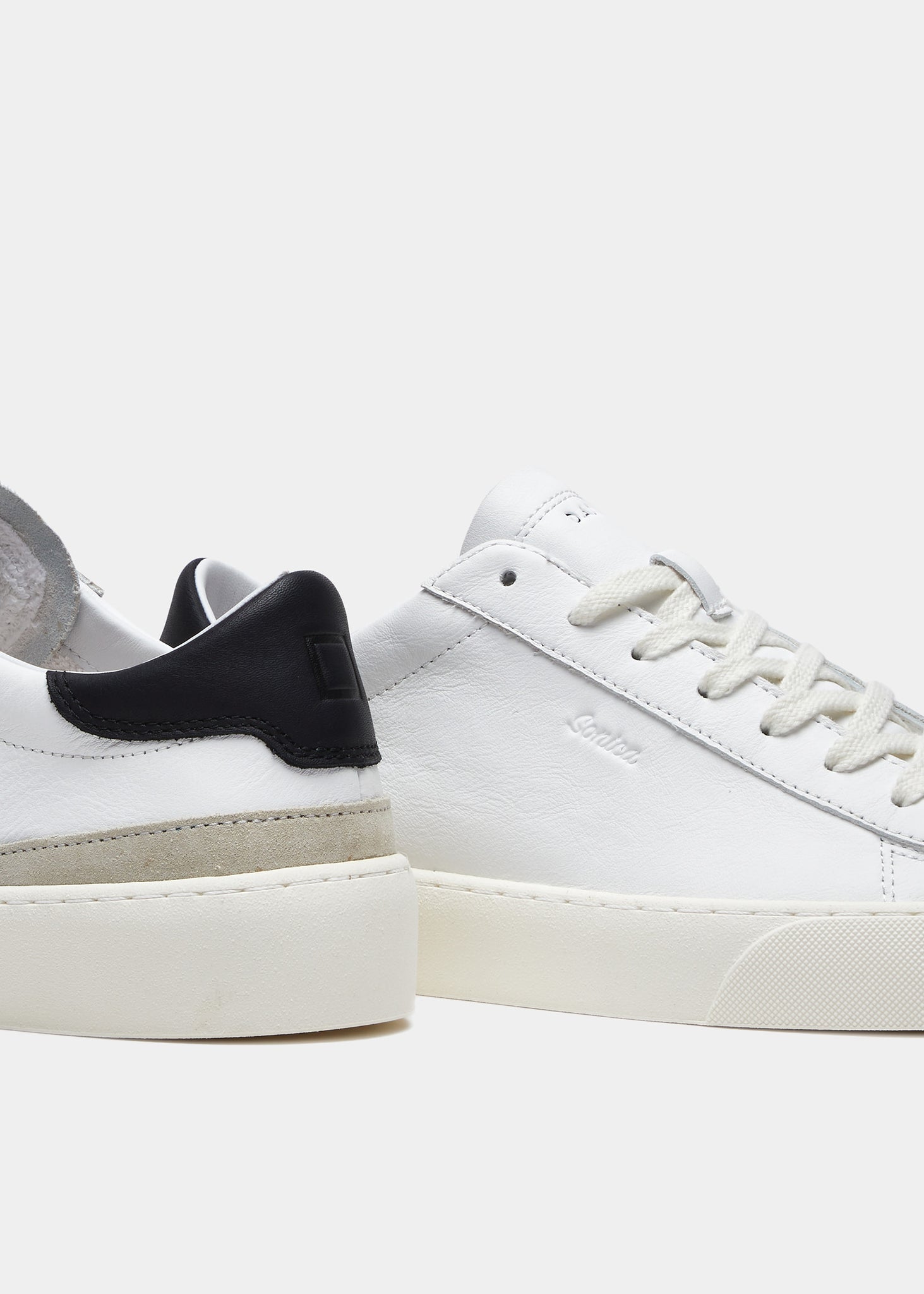 Sneaker in Pelle Sonica Calf / Bianco - Ideal Moda