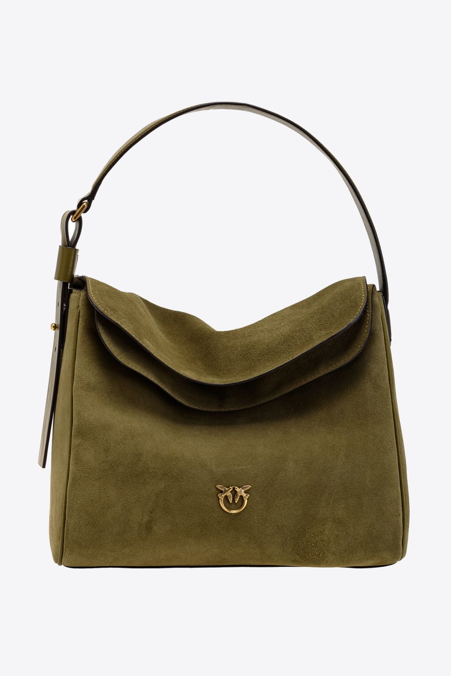 Borsa in Seuede Big Leaf Honbo / Verde - Ideal Moda