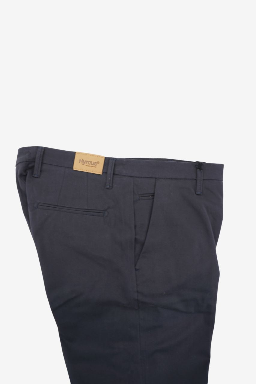 Pantalone in Gabardina di Cotone / Blu