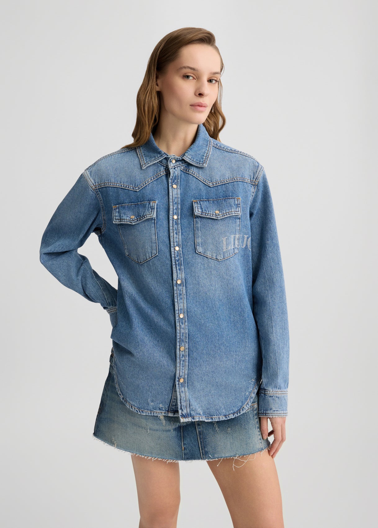 Camicia in Denim Overfit / Jeans