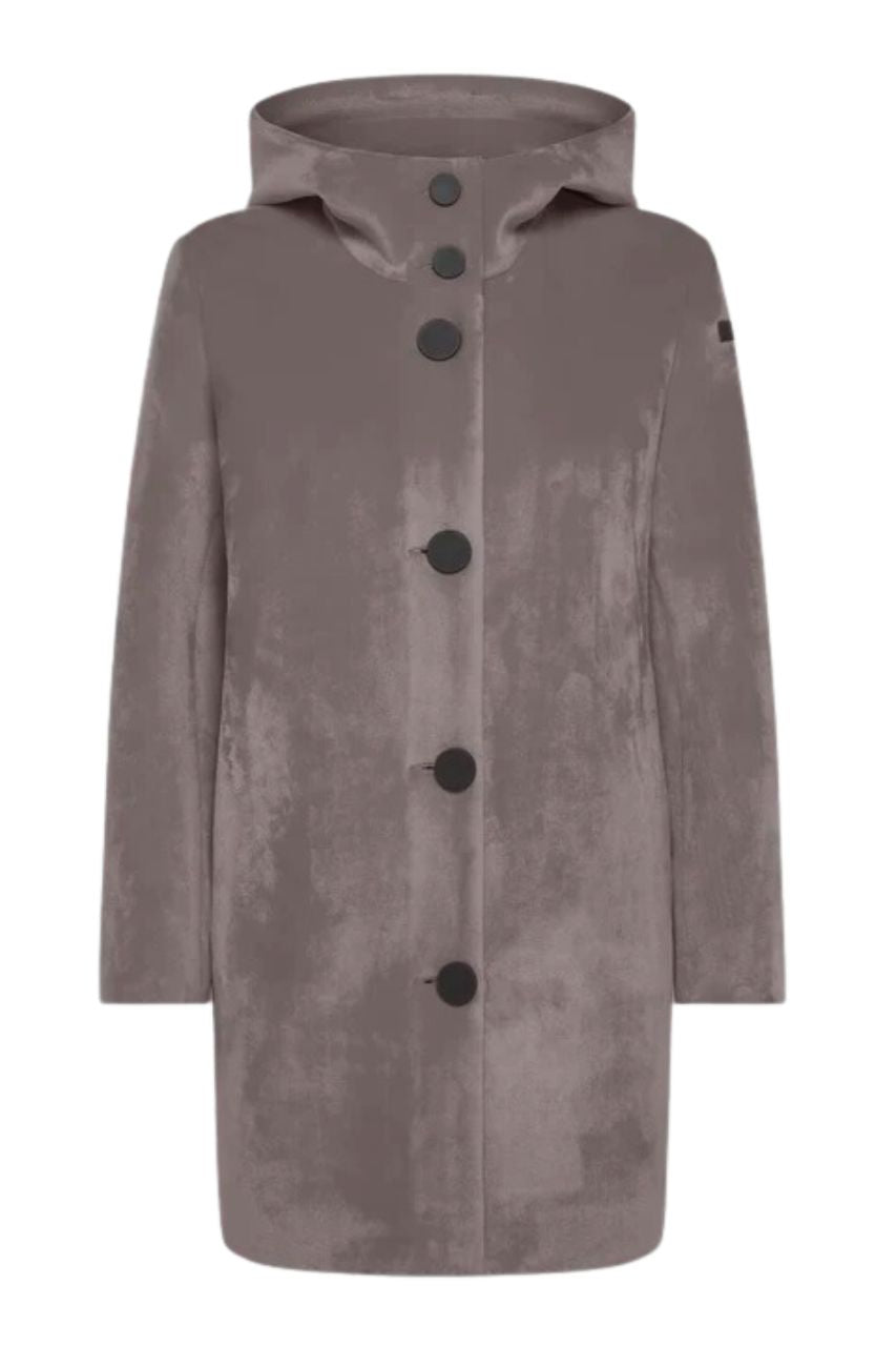 Cappotto Velvet Neo Parka / Tortora - Ideal Moda