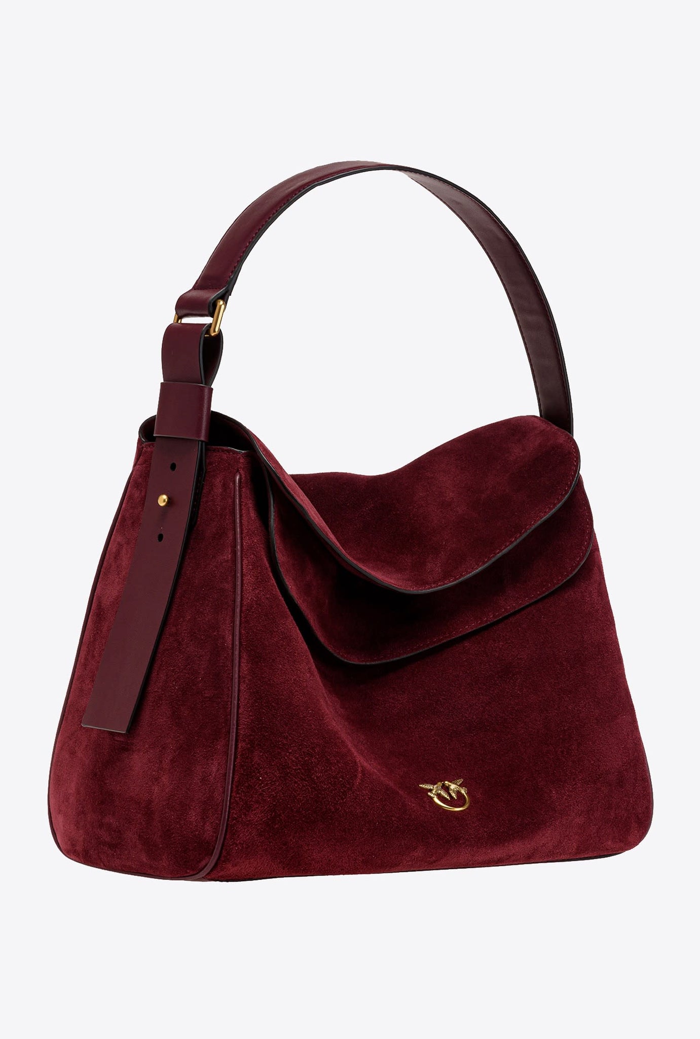 Borsa in Seuede Big Leaf Honbo / Bordeaux - Ideal Moda