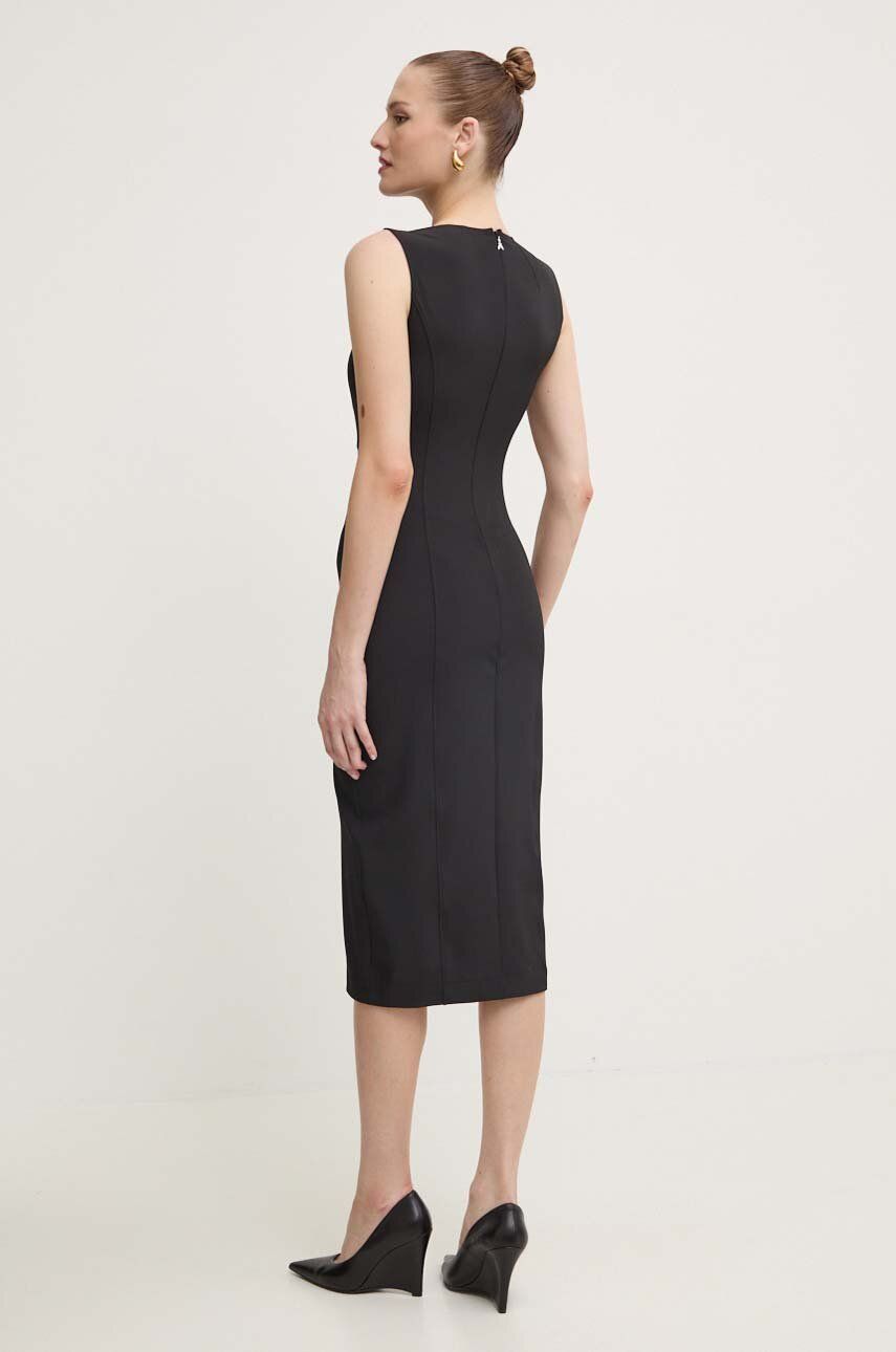 Abito Aderente Elasticizzato / Nero - Ideal Moda