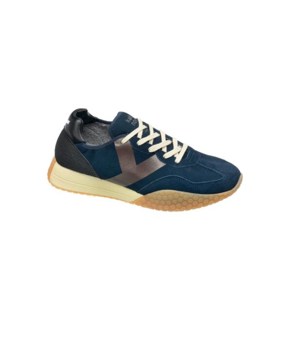 Sneaker Bassa con Logo / Blu - Ideal Moda