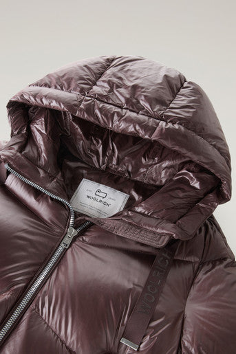 Giubbino Aliquippa Short Puffer / Marrone - Ideal Moda