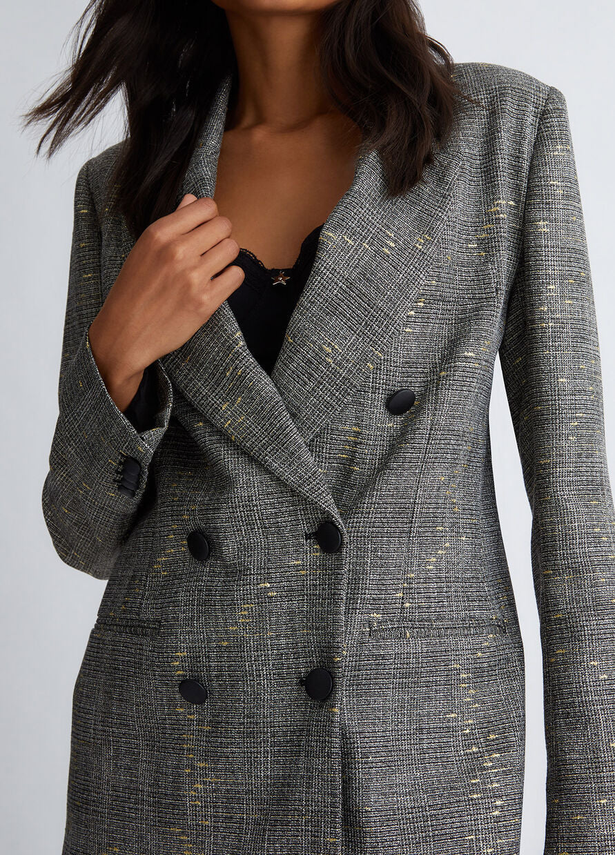 Blazer Doppiopetto / Grigio - Ideal Moda