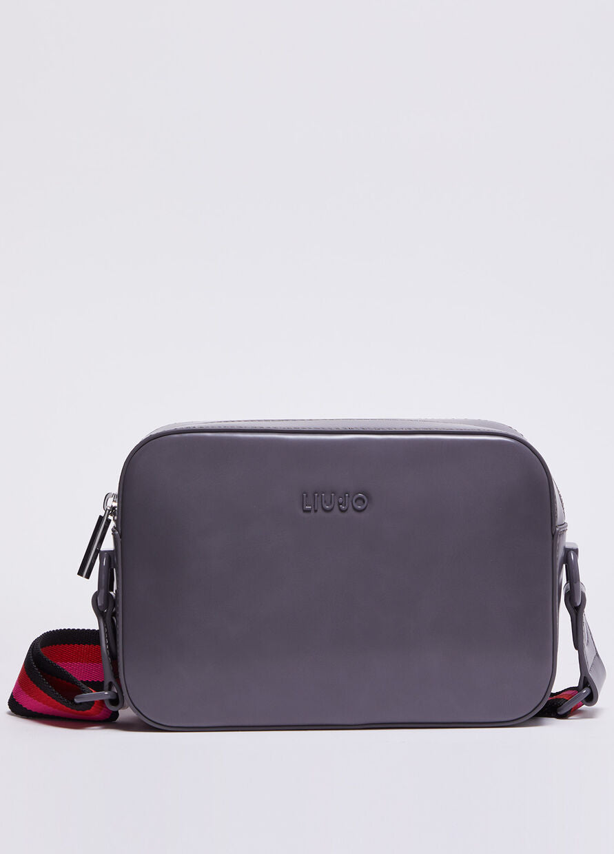 Borsa a Tracolla con Logo / Grigio - Ideal Moda