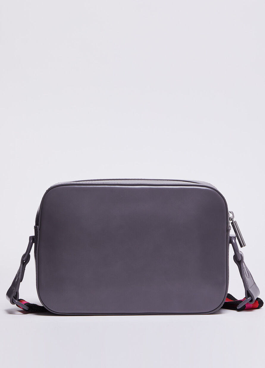 Borsa a Tracolla con Logo / Grigio - Ideal Moda