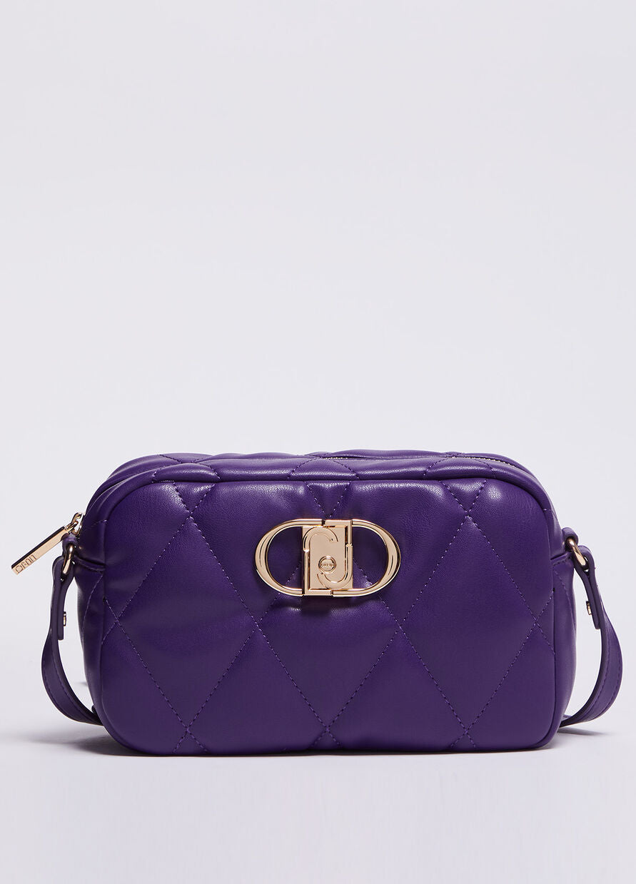 Borsa a Tracolla con Logo / Viola - Ideal Moda