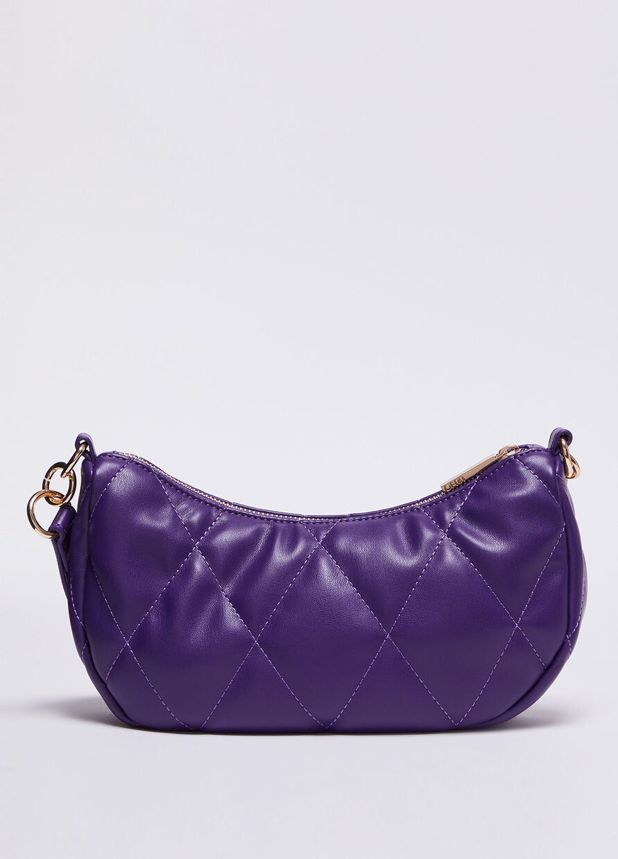 Borsa Ecosostenibile con Logo / Viola - Ideal Moda