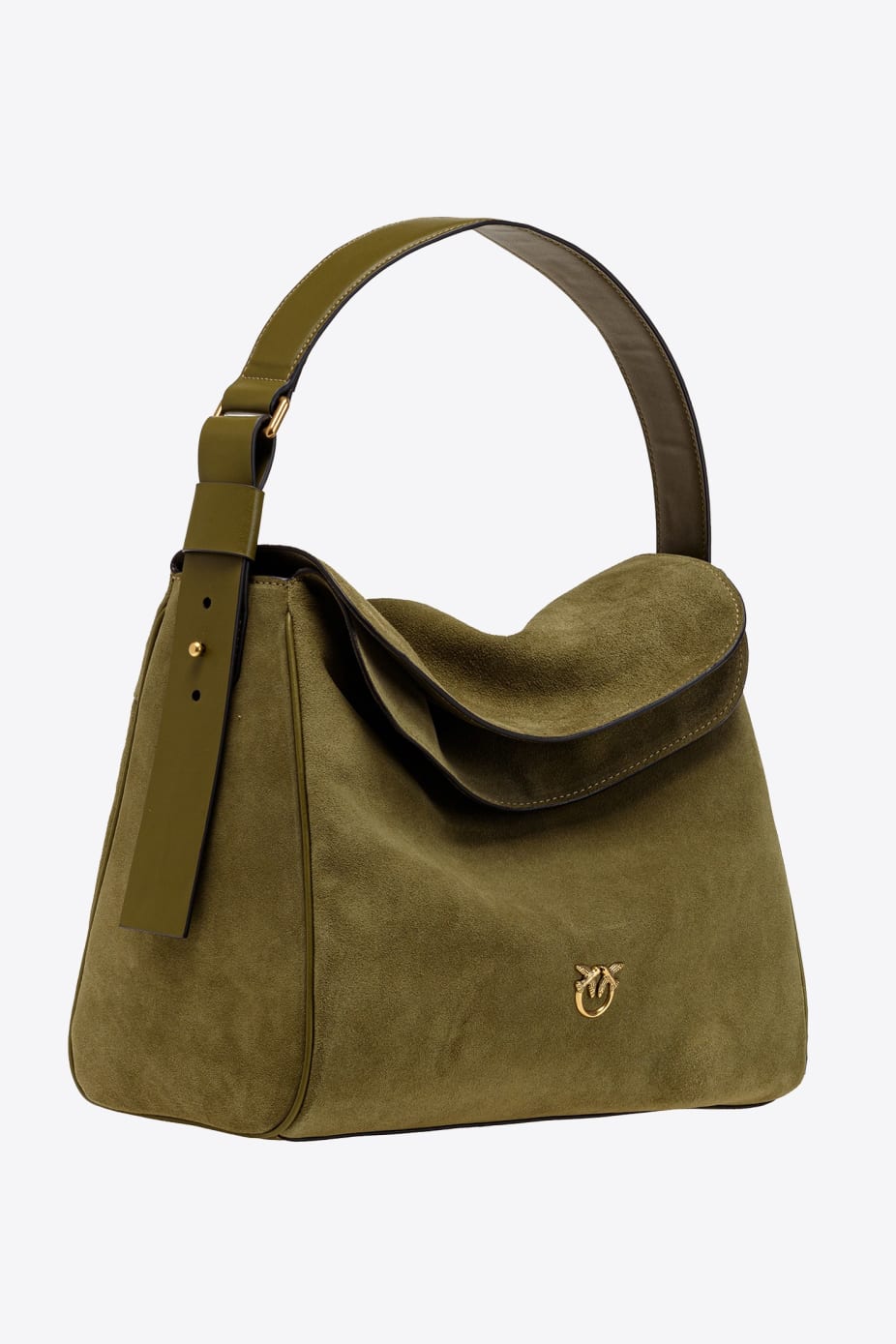 Borsa in Seuede Big Leaf Honbo / Verde - Ideal Moda