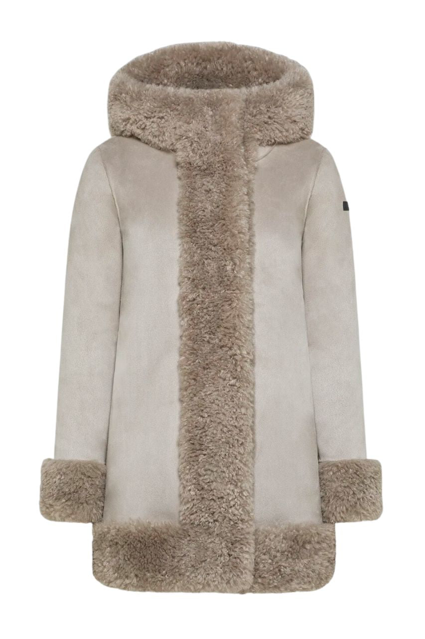 Cappotto Lamb Hood / Beige - Ideal Moda