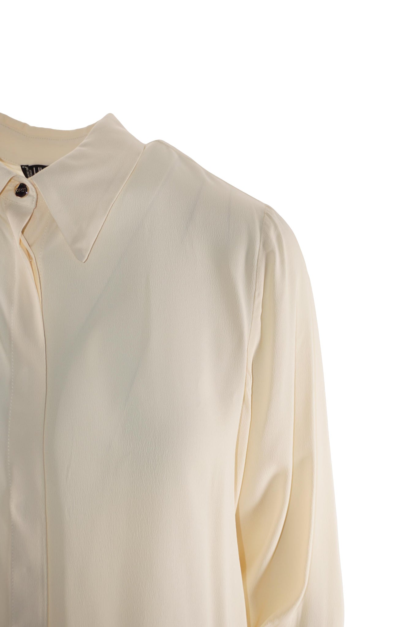 Camicia in Misto Seta / Beige - Ideal Moda