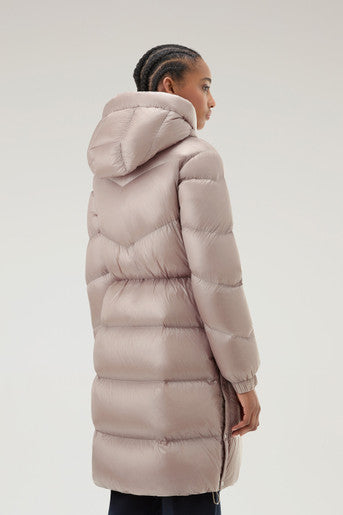 Giubbino Aliquippa Long Puffer / Beige - Ideal Moda