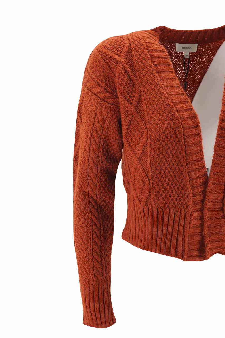 Cardigan Kocca / Marrone - Ideal Moda