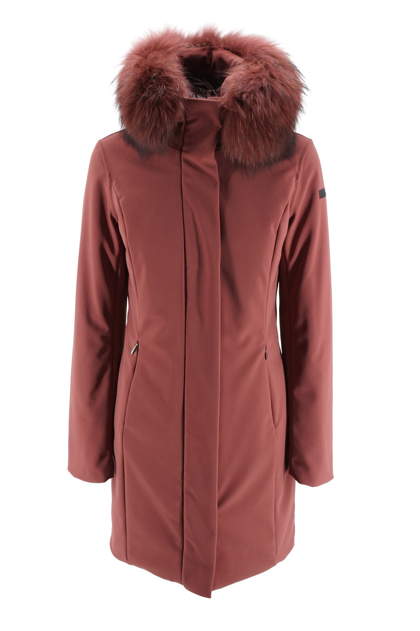 Giubbino RRD Long Lady Fur / Bordeaux - Ideal Moda