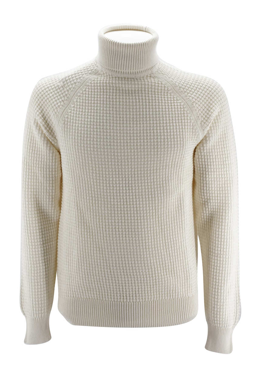 Maglia Selected a collo alto / Bianco - Ideal Moda