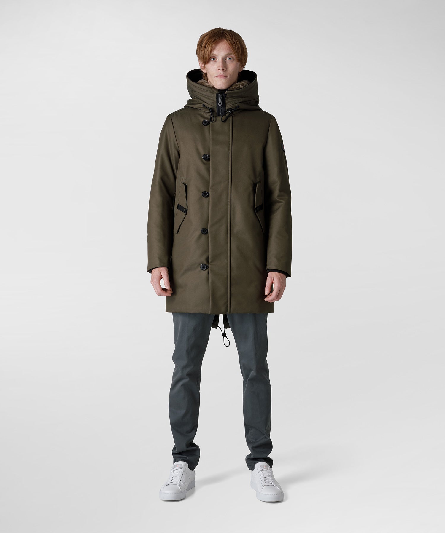 Parka Peuterey con Pelliccia / Verde - Ideal Moda