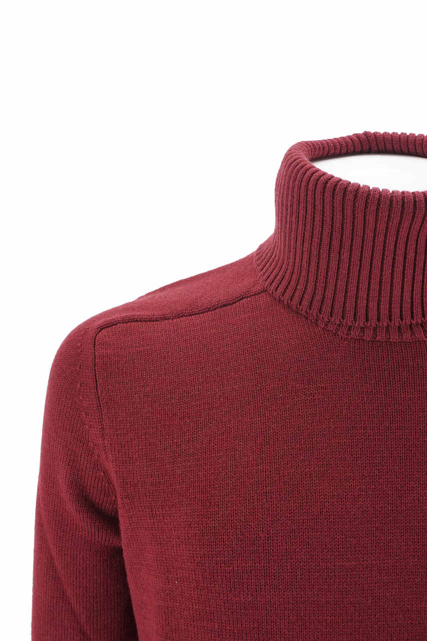 Maglia Paolo Pecora a collo alto / Bordeaux - Ideal Moda