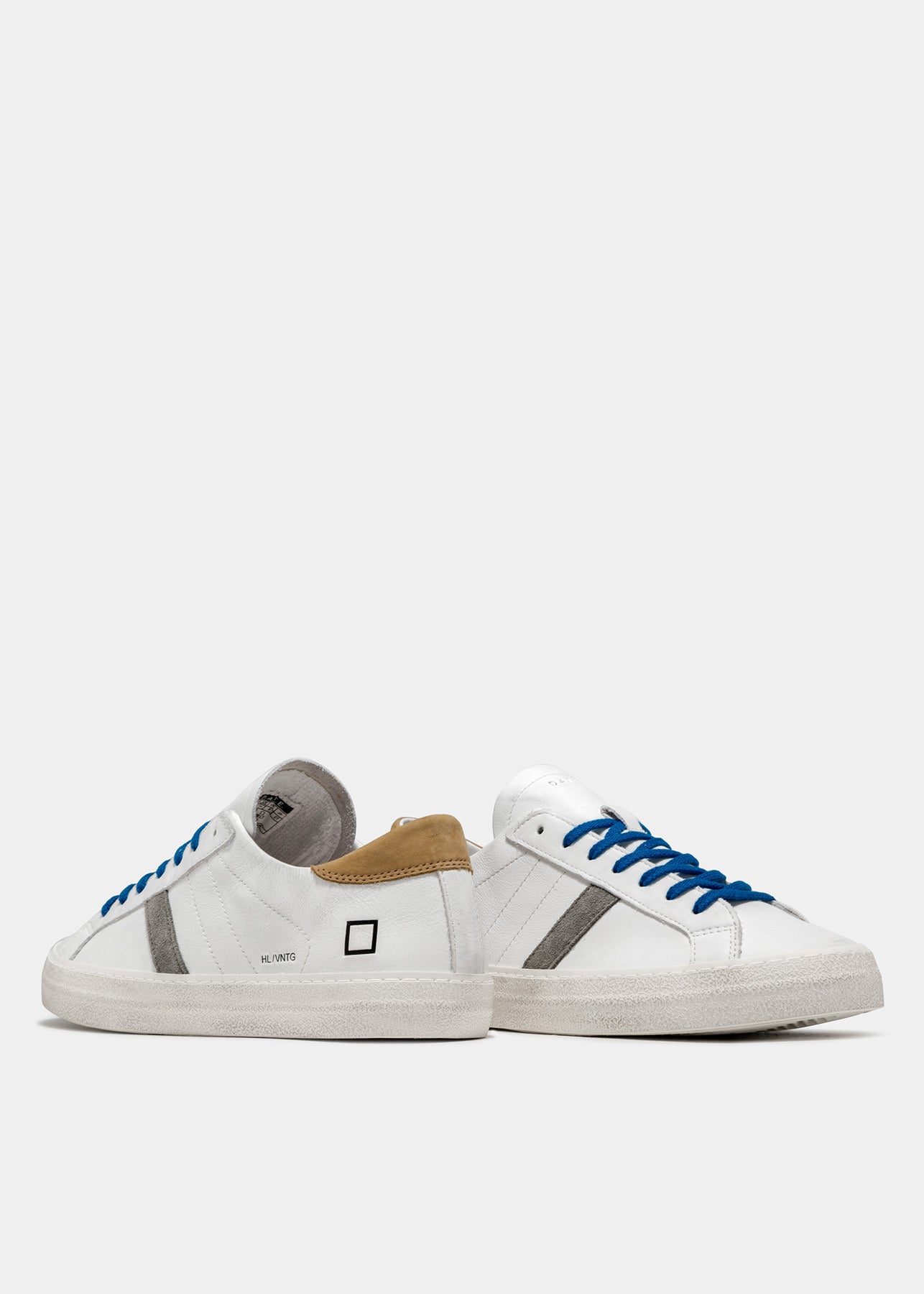 Sneaker DATE Hill Low Vintage / Bianco - Ideal Moda