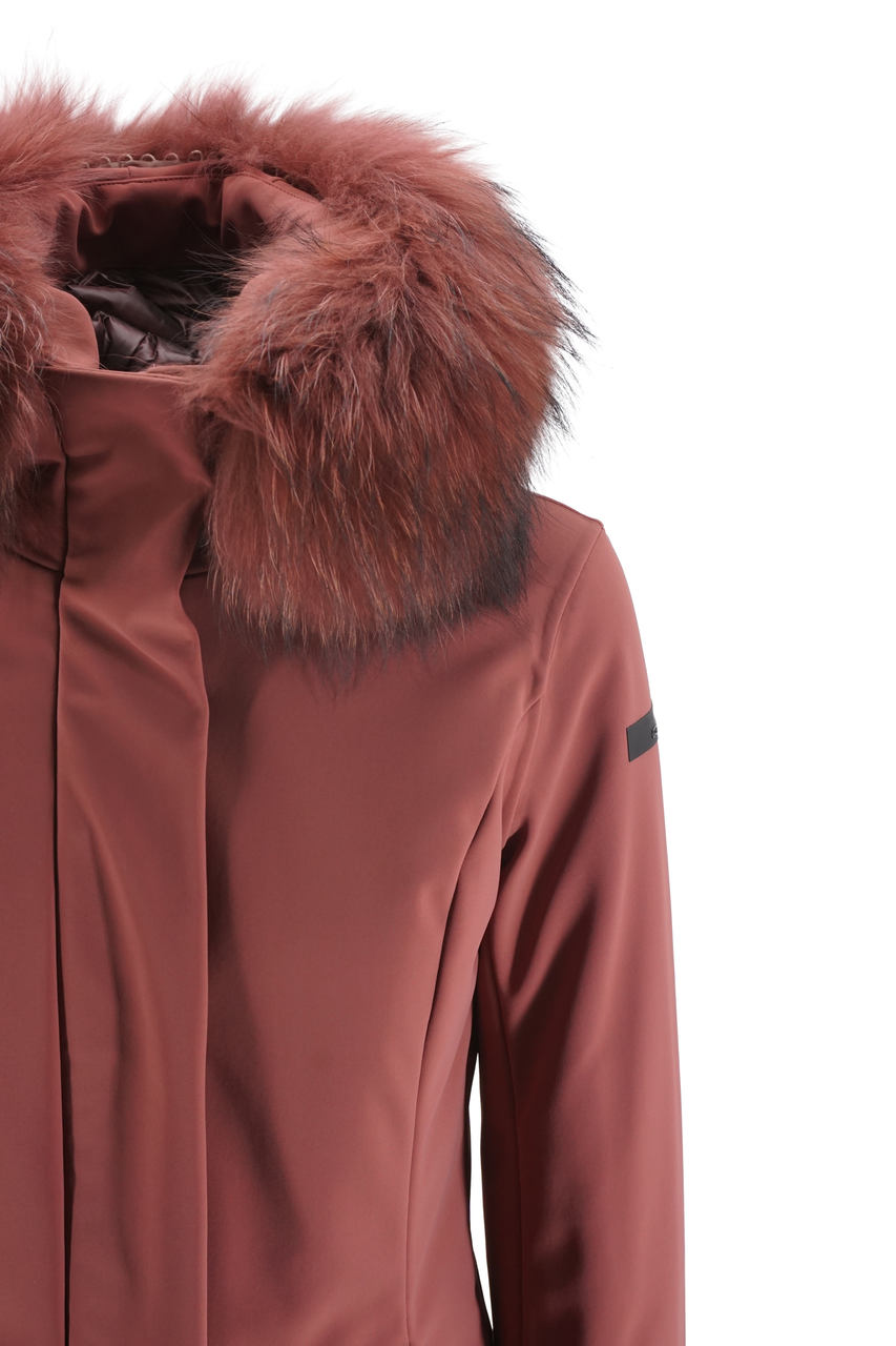 Giubbino RRD Long Lady Fur / Bordeaux - Ideal Moda