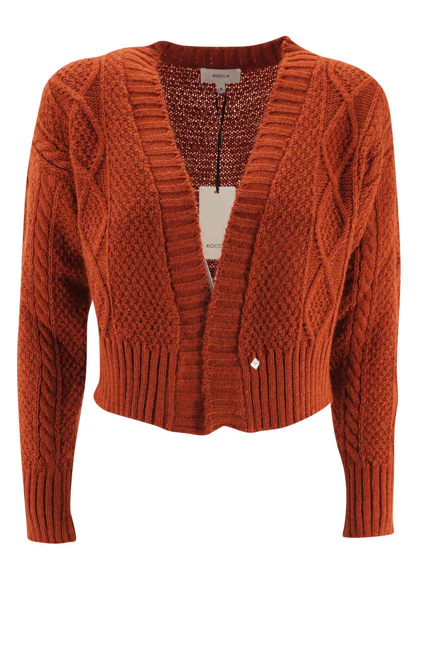 Cardigan Kocca / Marrone - Ideal Moda