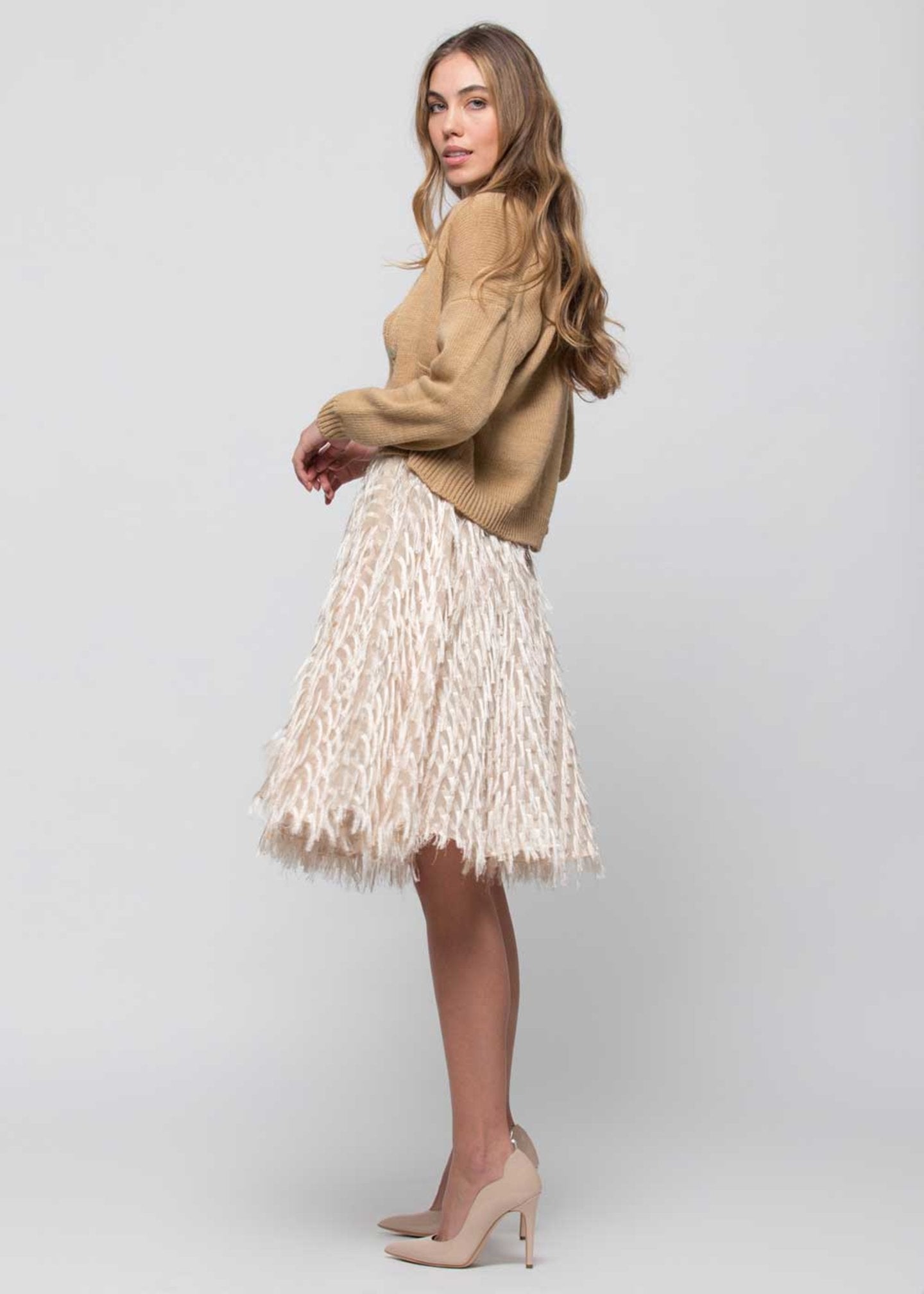 Cardigan Kocca / Beige - Ideal Moda