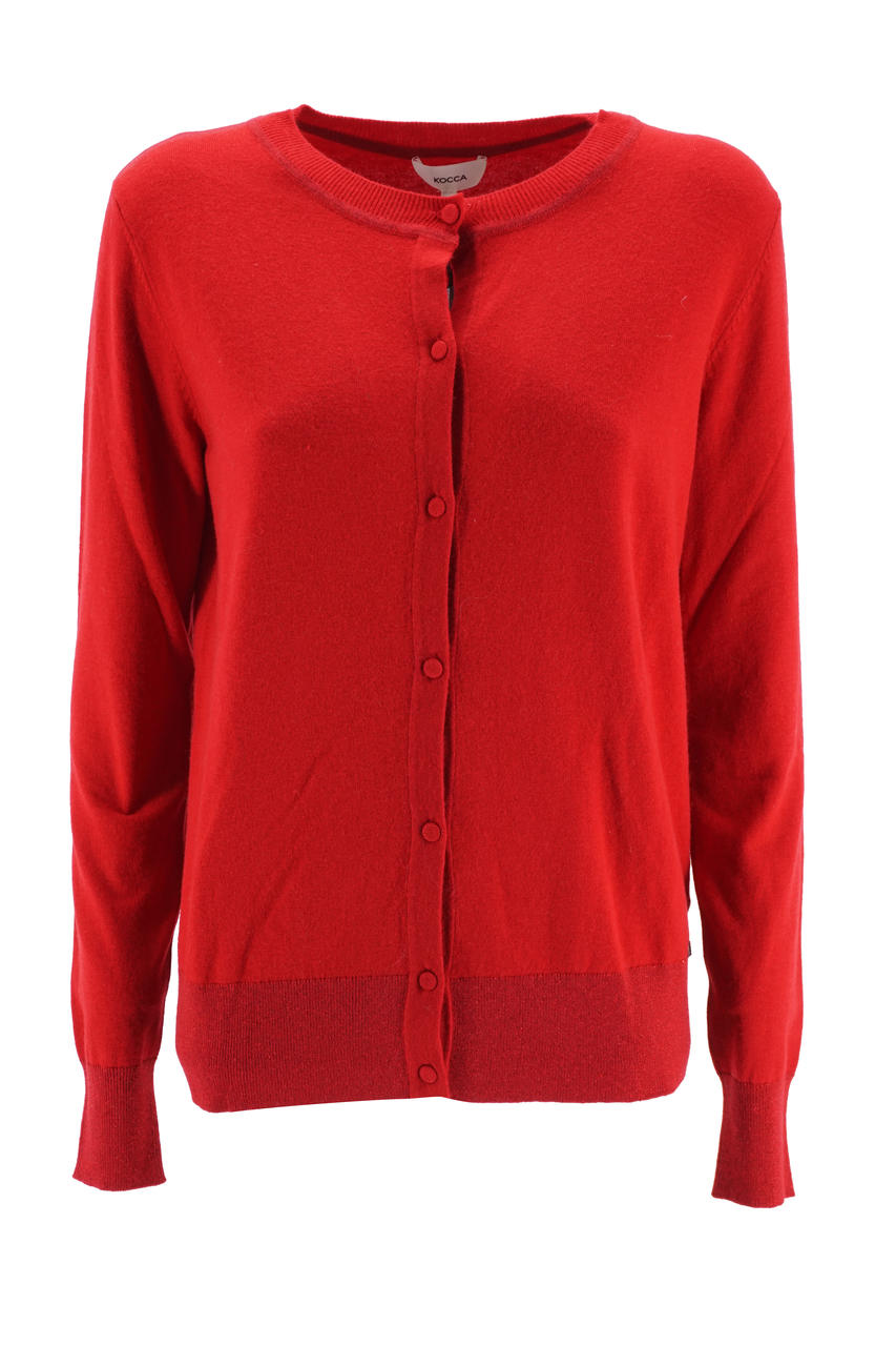 Cardigan Kocca / Rosso - Ideal Moda