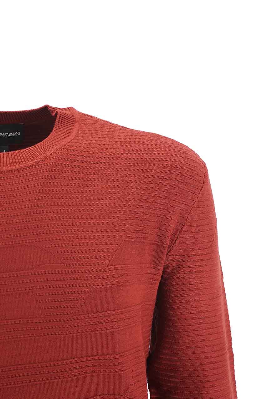 Maglia Emporio Armani Girocollo / Bordeaux - Ideal Moda