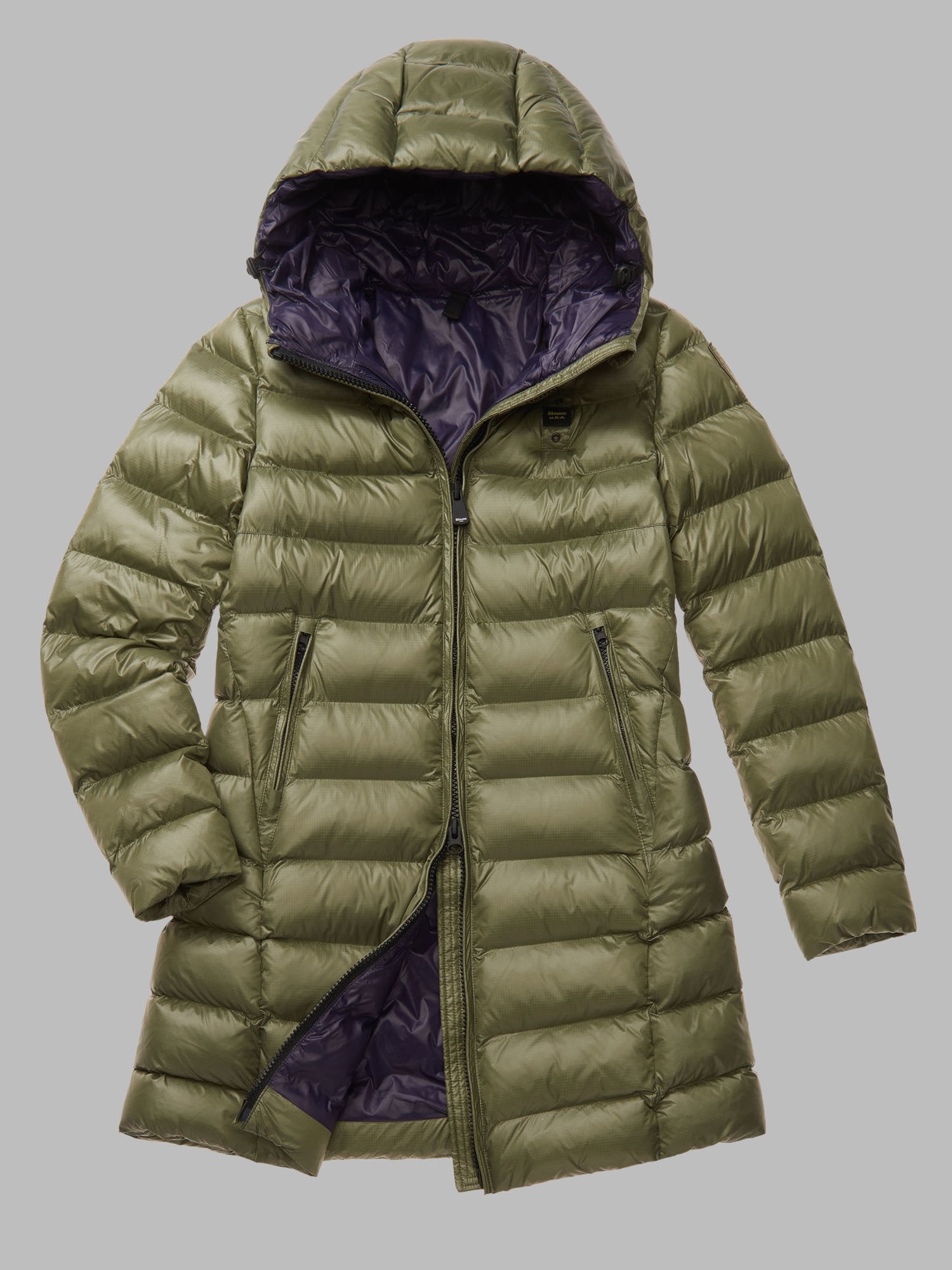 Piumino Lungo Blauer Eco / Verde - Ideal Moda