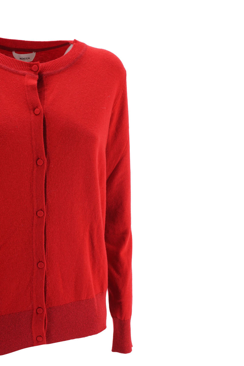 Cardigan Kocca / Rosso - Ideal Moda