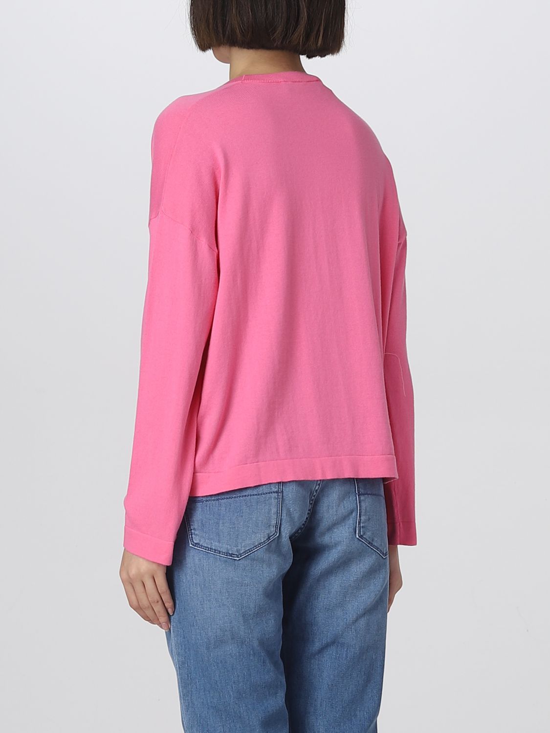 Maglia in Cotone Love Moschino Rosa