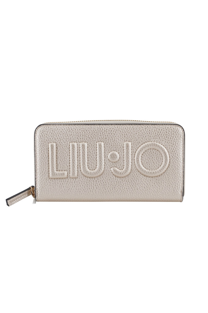 Portafoglio Liu Jo con Logo / Oro - Ideal Moda