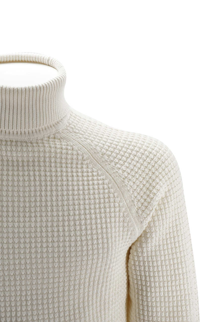 Maglia Selected a collo alto / Bianco - Ideal Moda