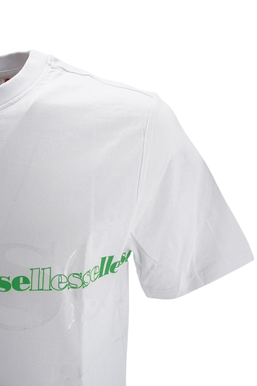 T-Shirt Ellesse con Logo / Bianco - Ideal Moda