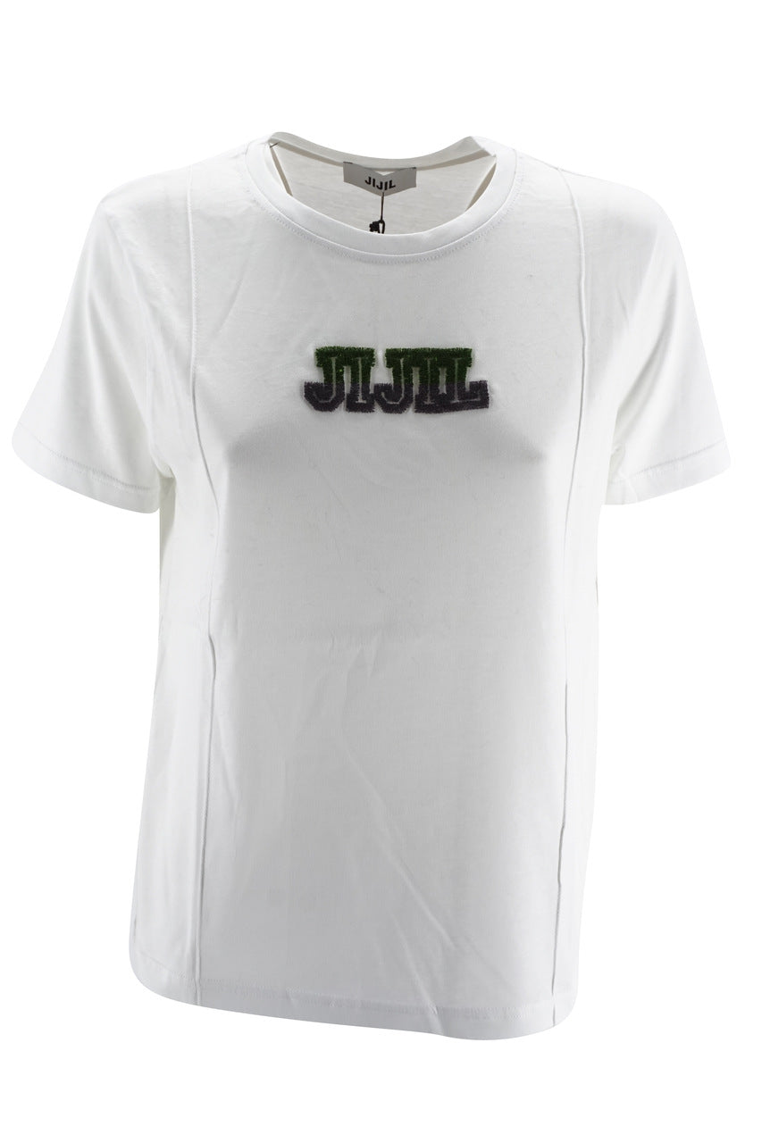 T-Shirt Jijil Mezze Maniche / Bianco - Ideal Moda