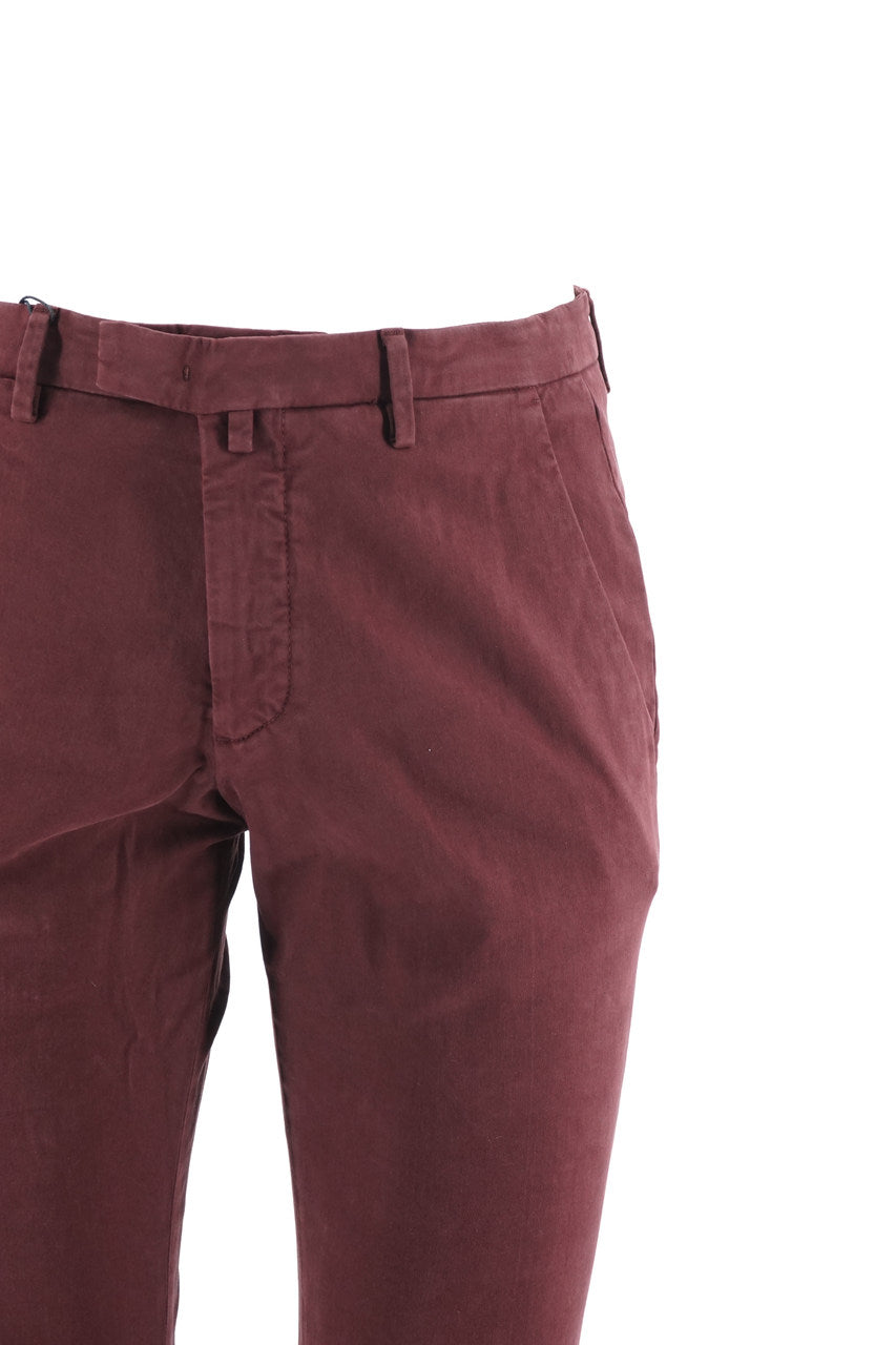 Pantalone Briglia Slim Fit / Bordeaux - Ideal Moda