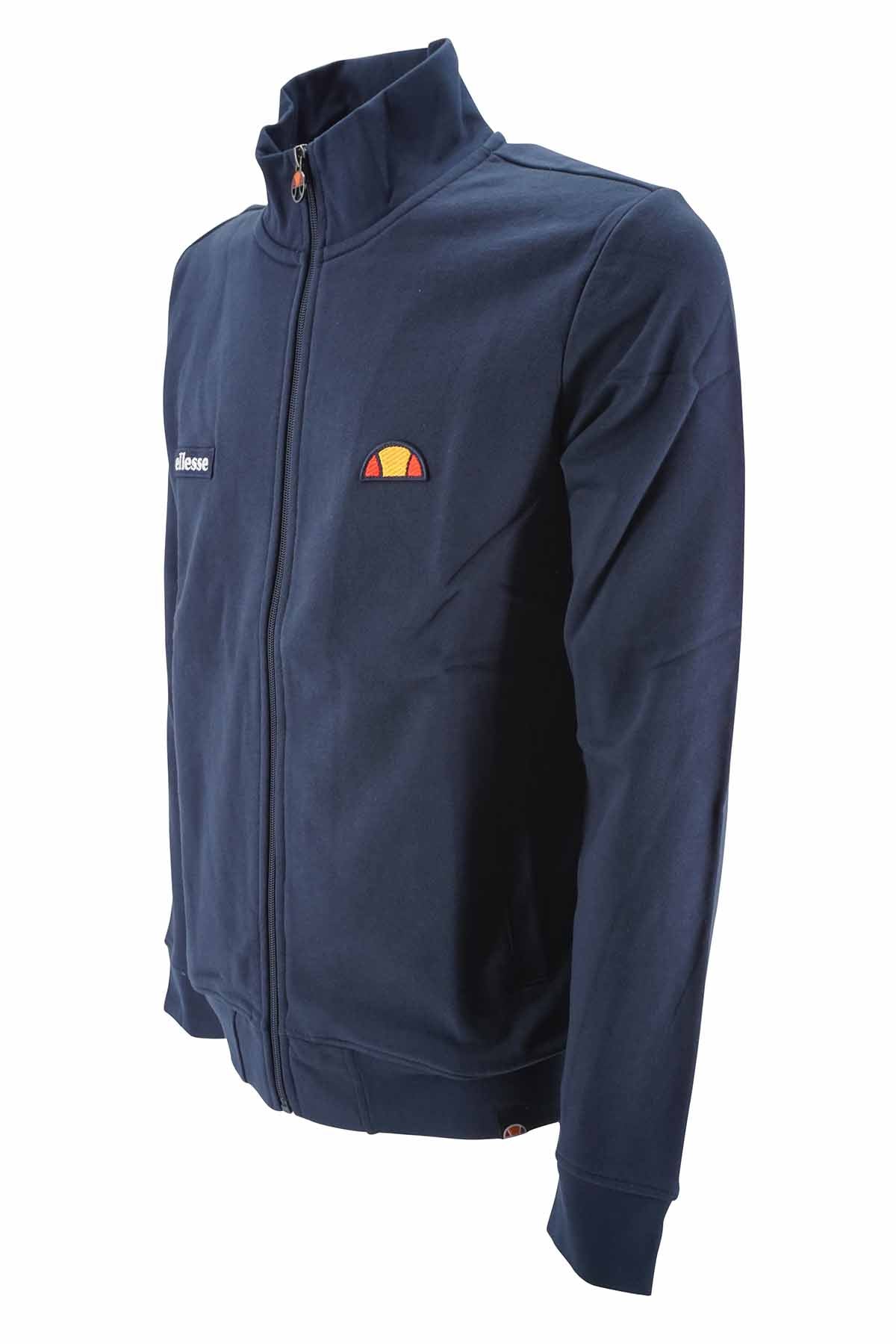 Felpa Ellesse con chiusura zip / Blu - Ideal Moda