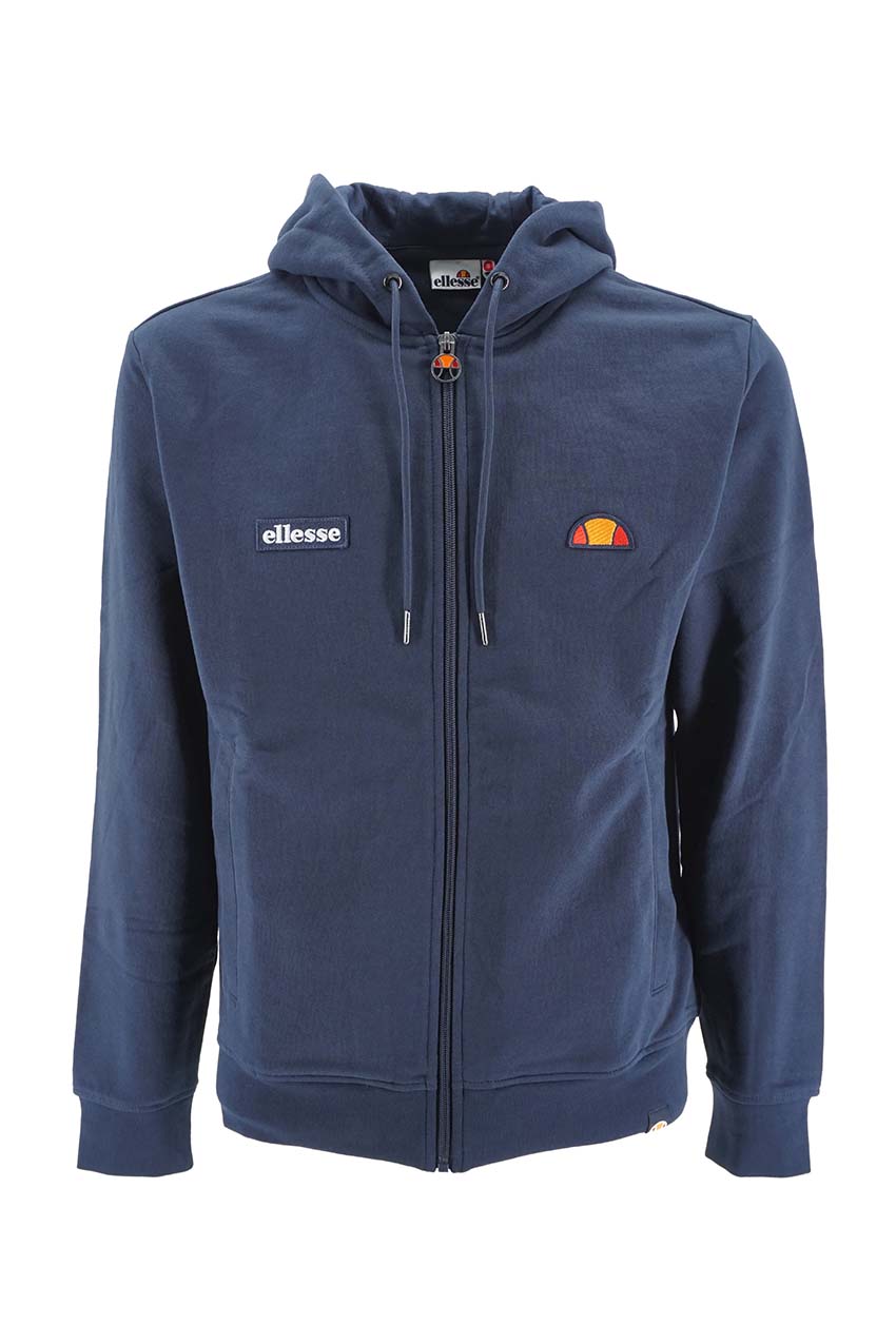 Felpa Ellesse Fullzip / Blu - Ideal Moda