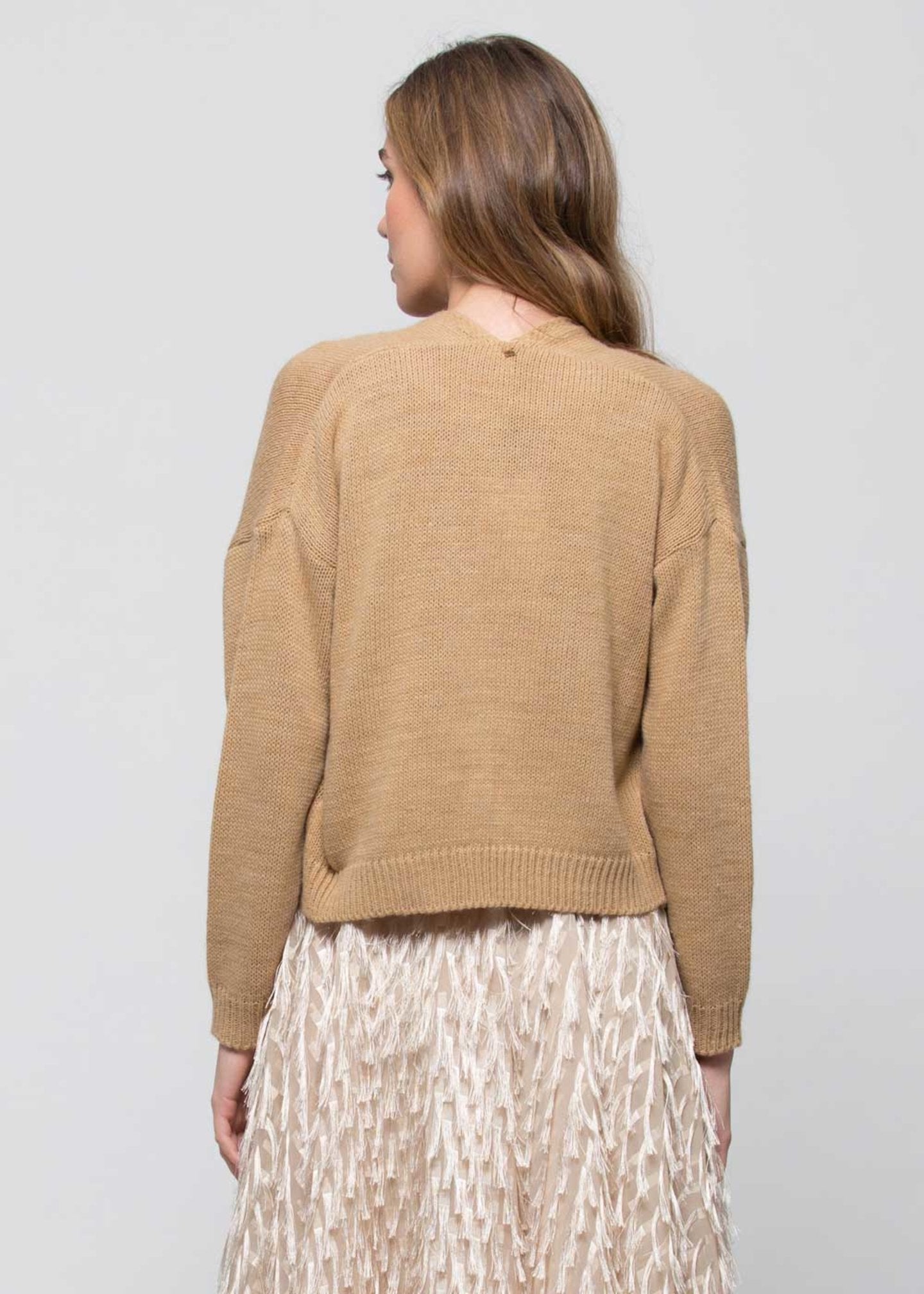 Cardigan Kocca / Beige - Ideal Moda