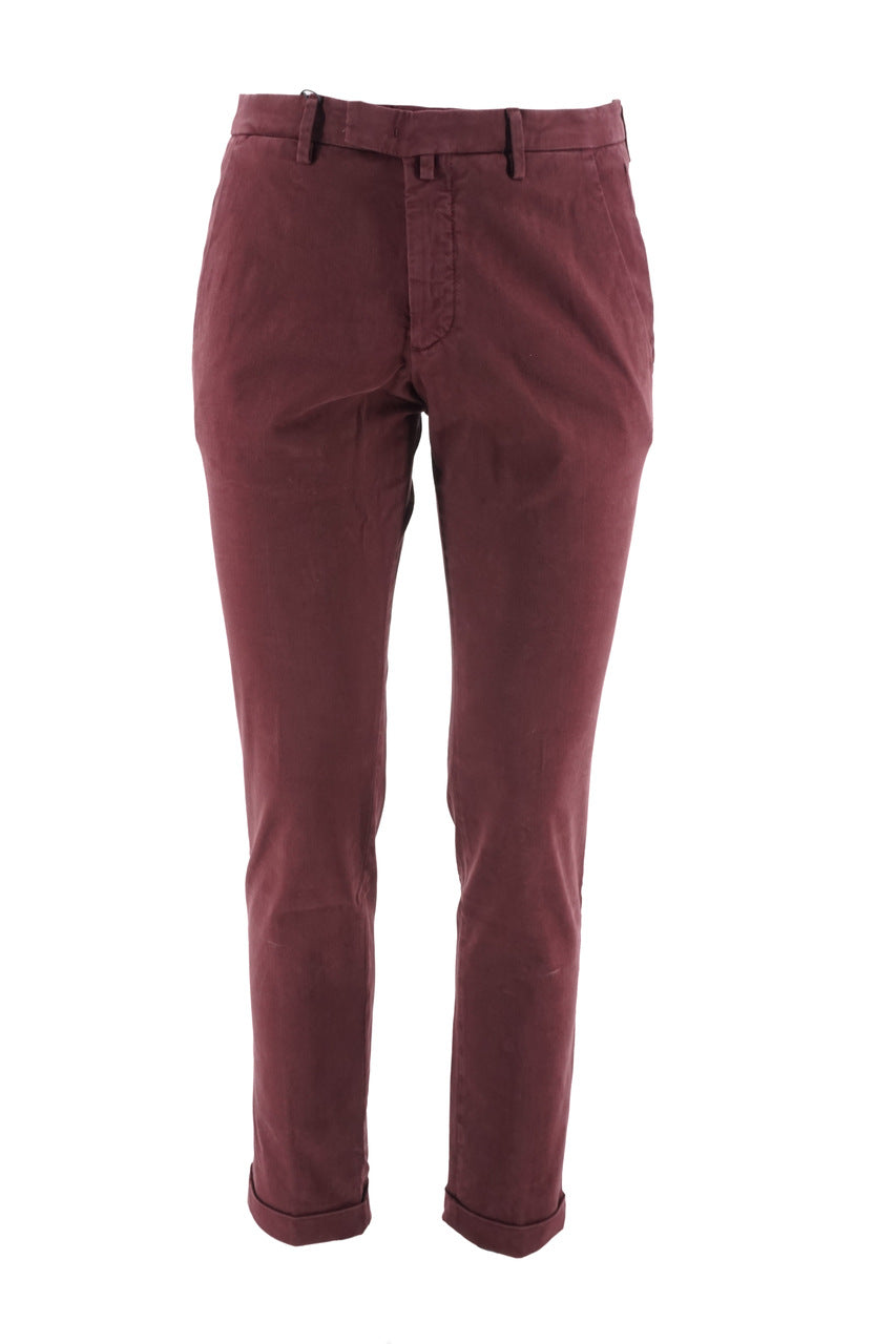 Pantalone Briglia Slim Fit / Bordeaux - Ideal Moda